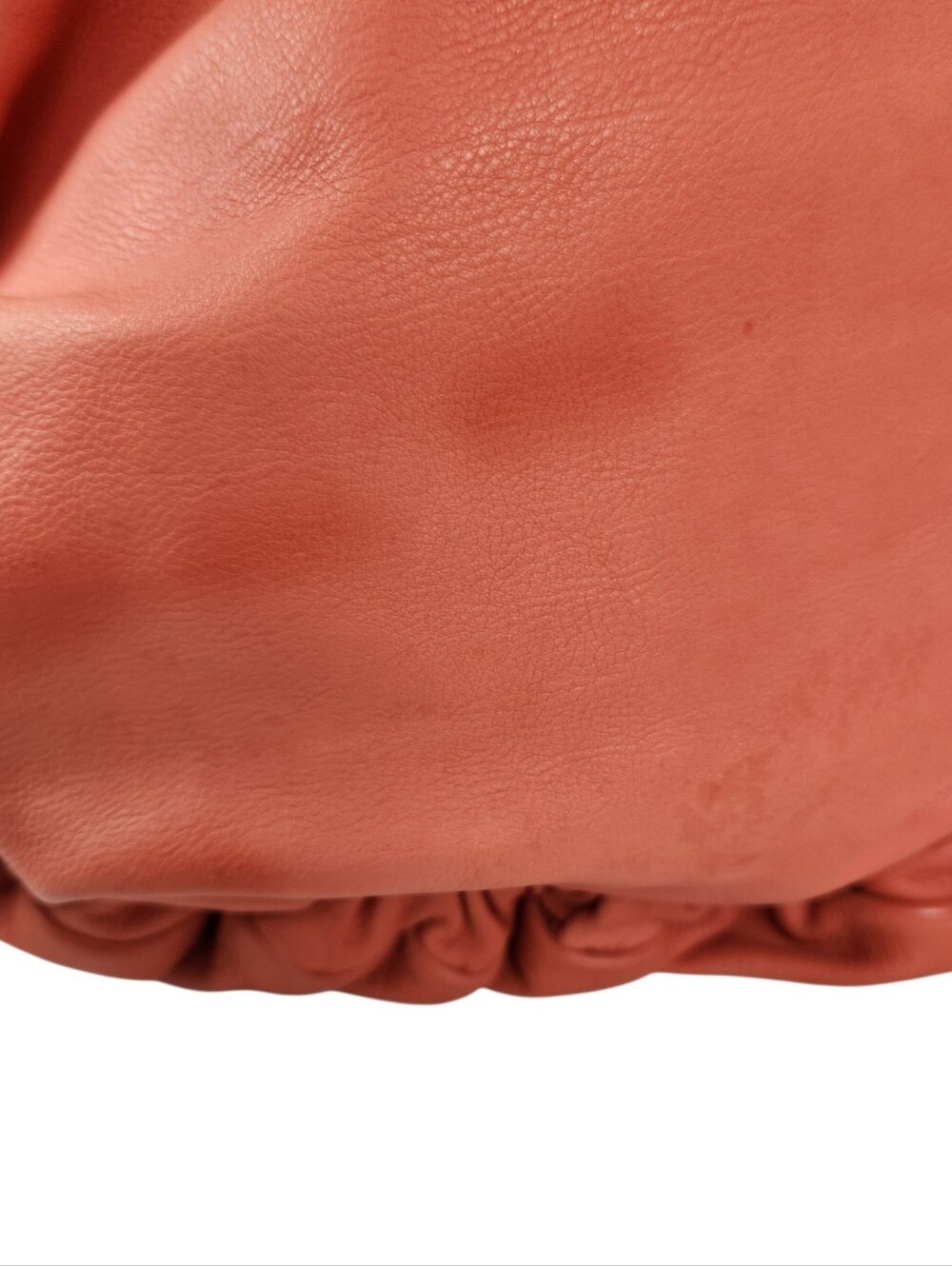 Marni Vintage Rouched Orange Leather Hobo Handbag Shoulder Bag Purse Luxury - Picture 16 of 16